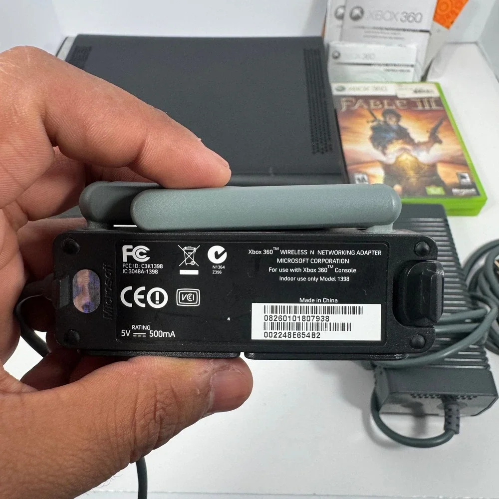 Xbox 360 Console Bundle 120GB Red Controller Games Parts Repair Read